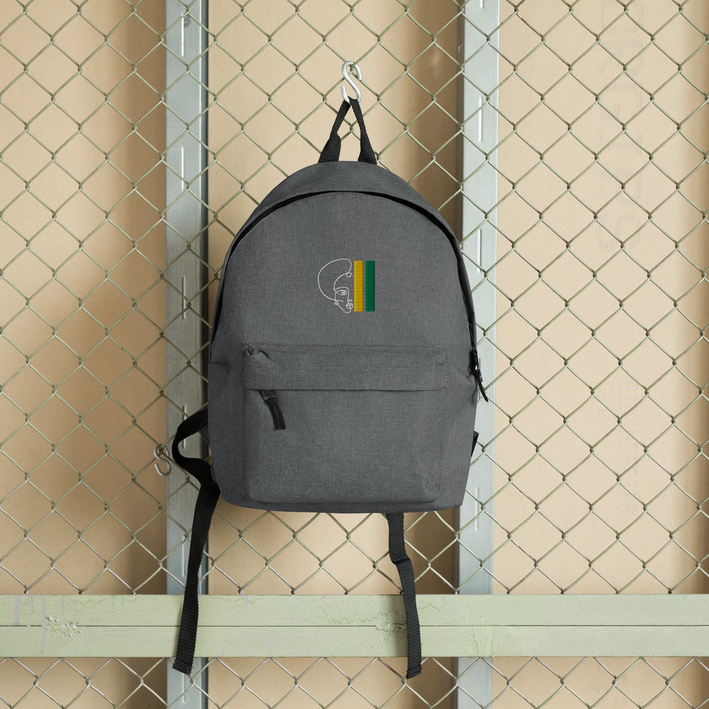 Habeshawwi peace and Love Embroidered Backpack