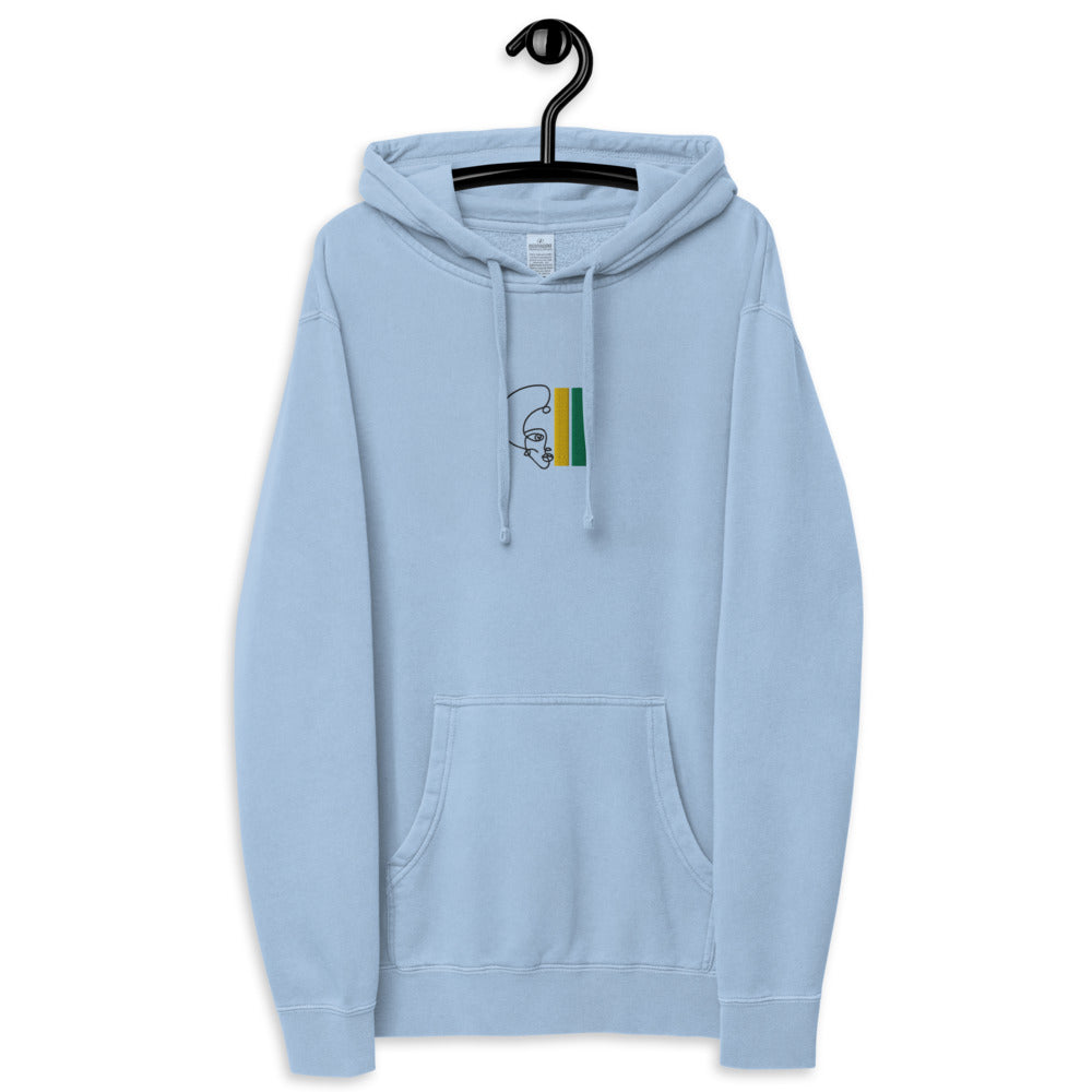Habeshawwi Peace & Love Unisex Pigment Dyed Hoodie | Habeshawwi