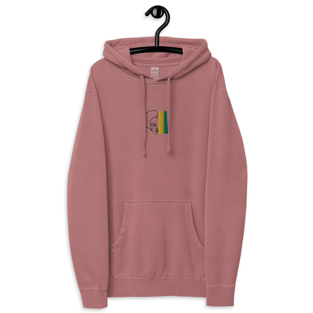 Habeshawwi Peace & Love Unisex Pigment Dyed Hoodie | Habeshawwi