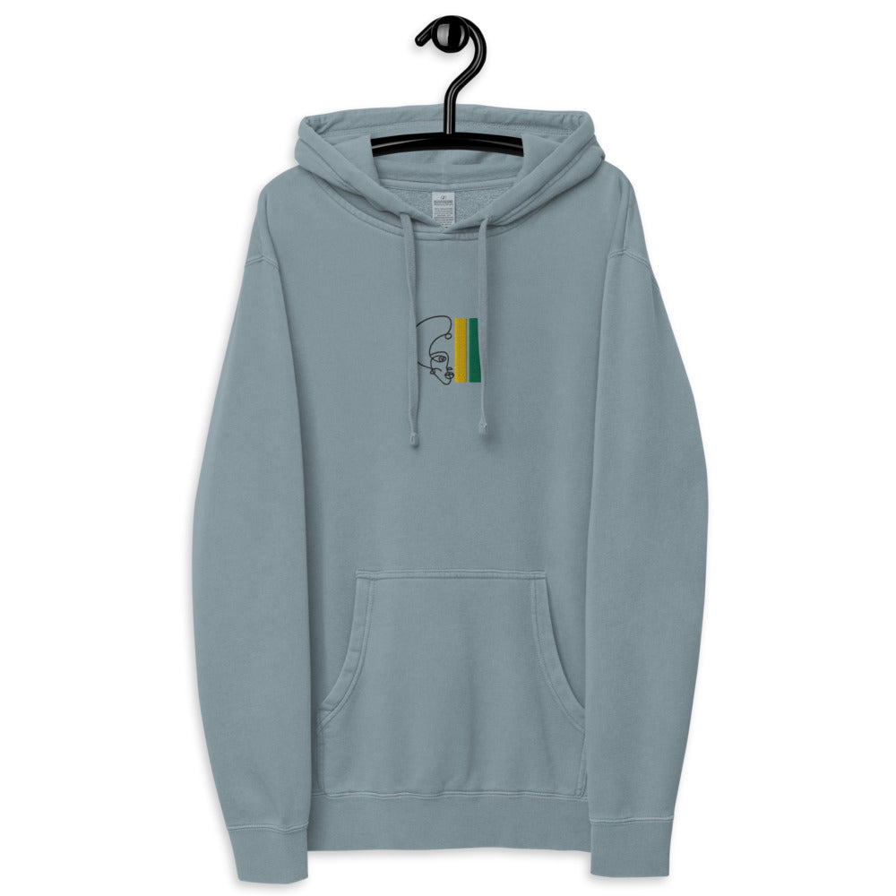 Habeshawwi Peace & Love Unisex Pigment Dyed Hoodie | Habeshawwi