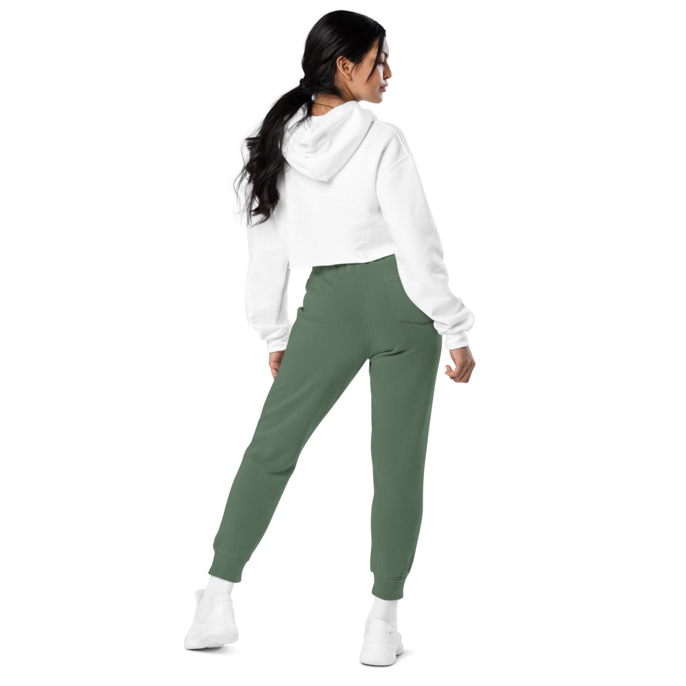 Habeshawwi Peace & Love Unisex pigment dyed sweatpants