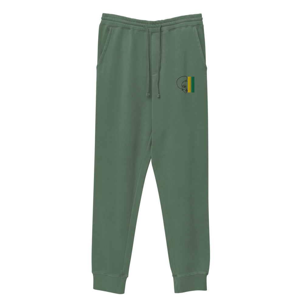 Habeshawwi Peace & Love Unisex pigment dyed sweatpants