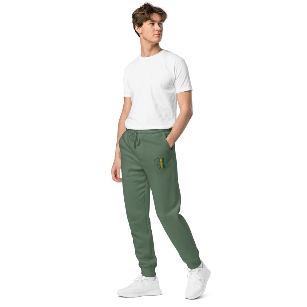 Habeshawwi Peace & Love Unisex pigment dyed sweatpants