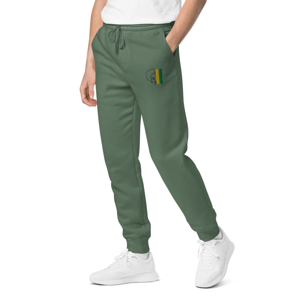 Habeshawwi Peace & Love Unisex pigment dyed sweatpants