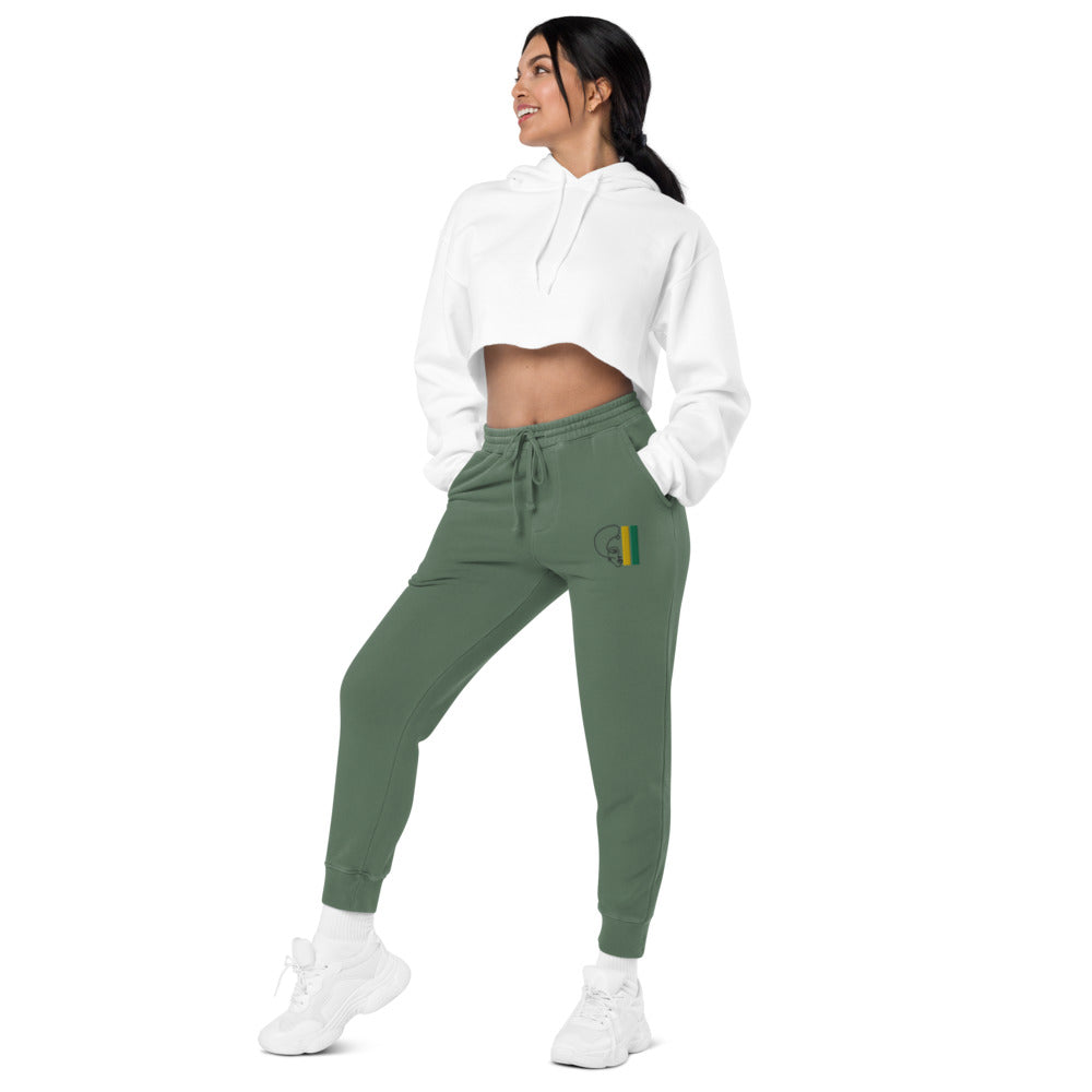 Habeshawwi Peace & Love Unisex pigment dyed sweatpants