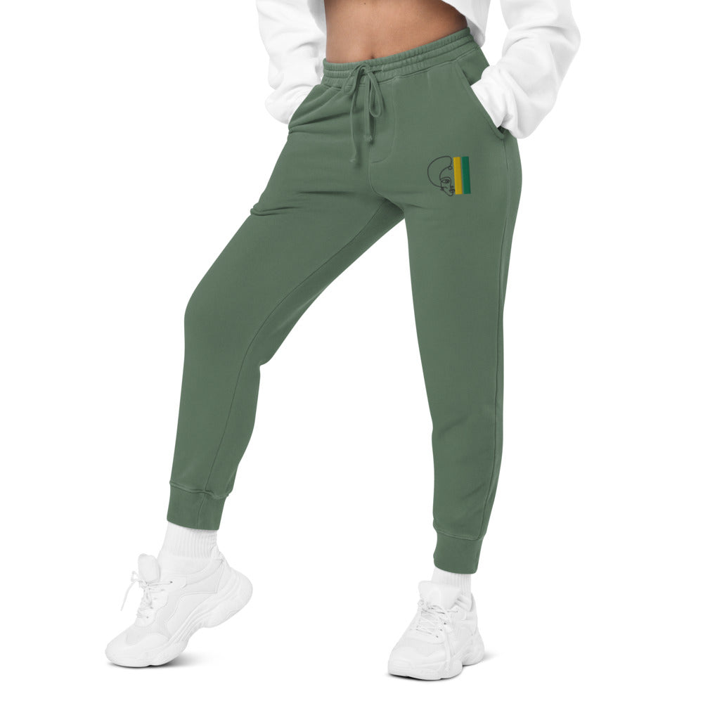 Habeshawwi Peace & Love Unisex pigment dyed sweatpants