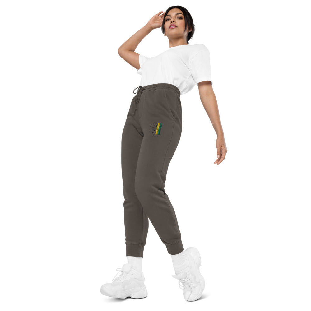 Habeshawwi Peace & Love Unisex pigment dyed sweatpants