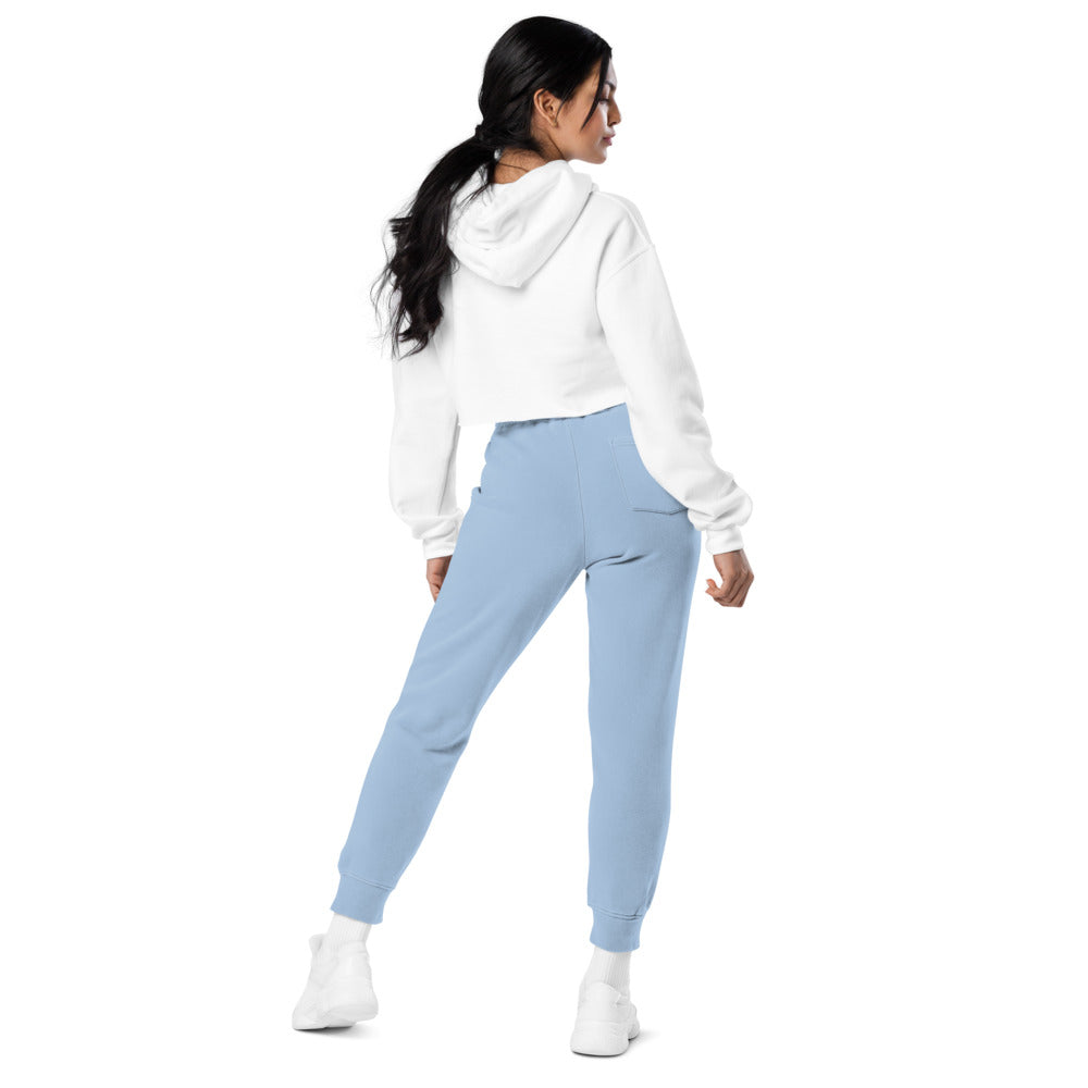 Habeshawwi Peace & Love Unisex pigment dyed sweatpants