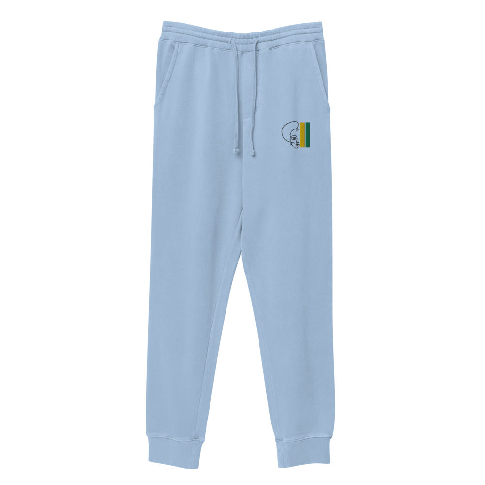 Habeshawwi Peace & Love Unisex pigment dyed sweatpants