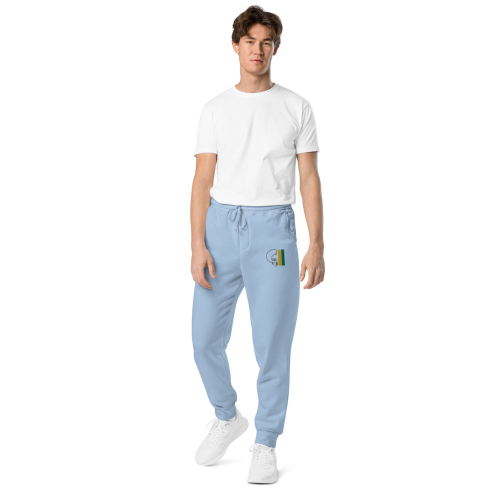 Habeshawwi Peace & Love Unisex pigment dyed sweatpants