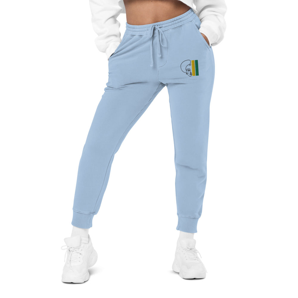 Habeshawwi Peace & Love Unisex pigment dyed sweatpants