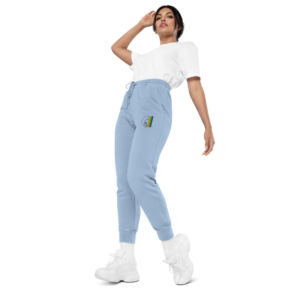 Habeshawwi Peace & Love Unisex pigment dyed sweatpants