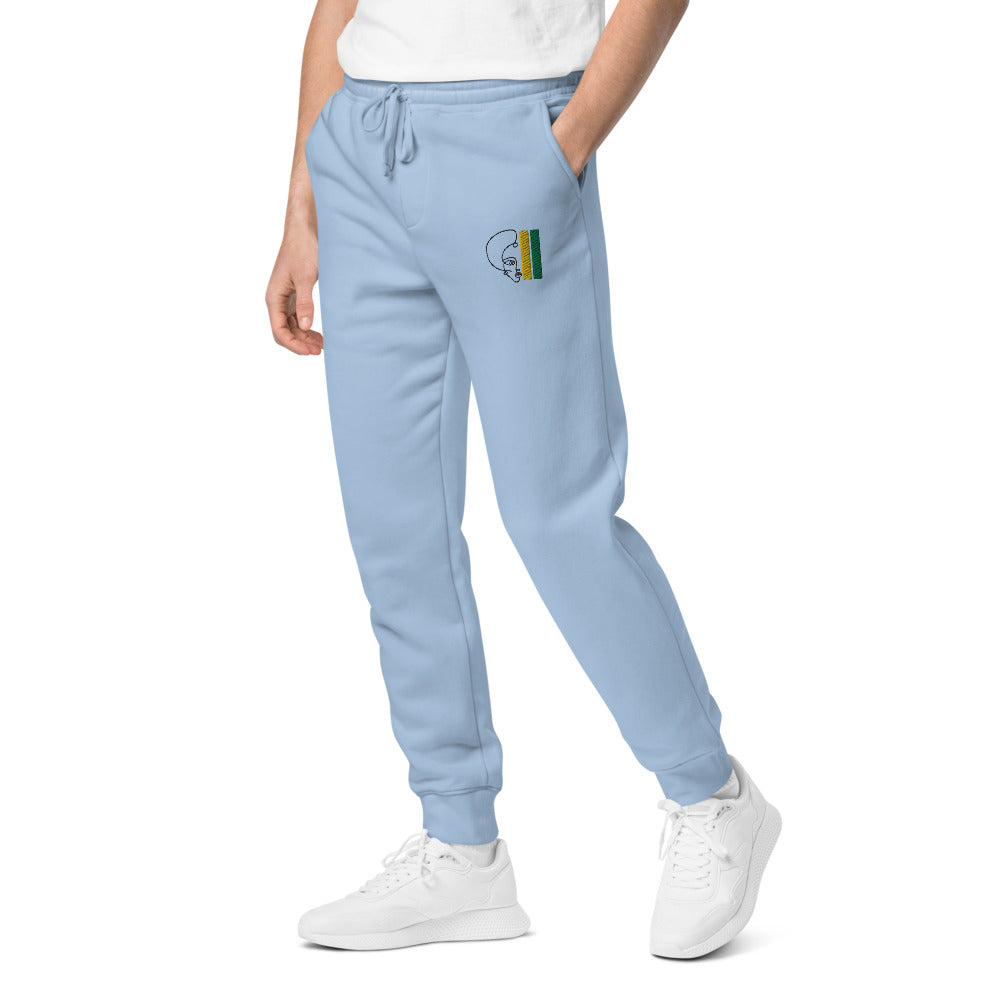 Habeshawwi Peace & Love Unisex pigment dyed sweatpants
