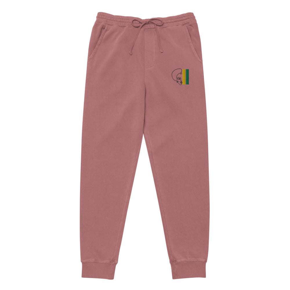 Habeshawwi Peace & Love Unisex pigment dyed sweatpants