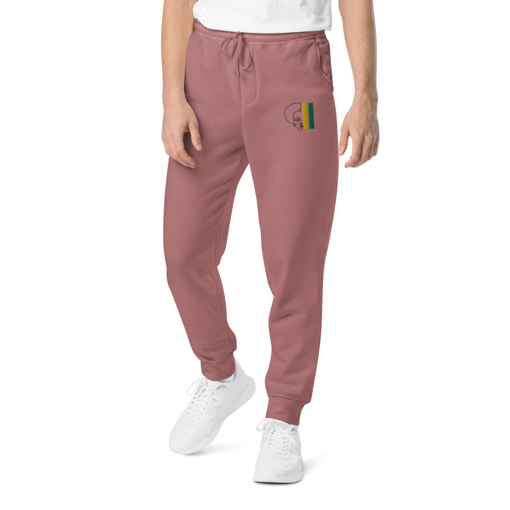 Habeshawwi Peace & Love Unisex pigment dyed sweatpants