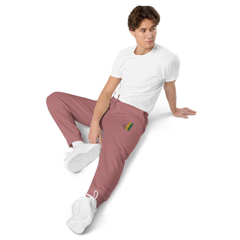 Habeshawwi Peace & Love Unisex pigment dyed sweatpants