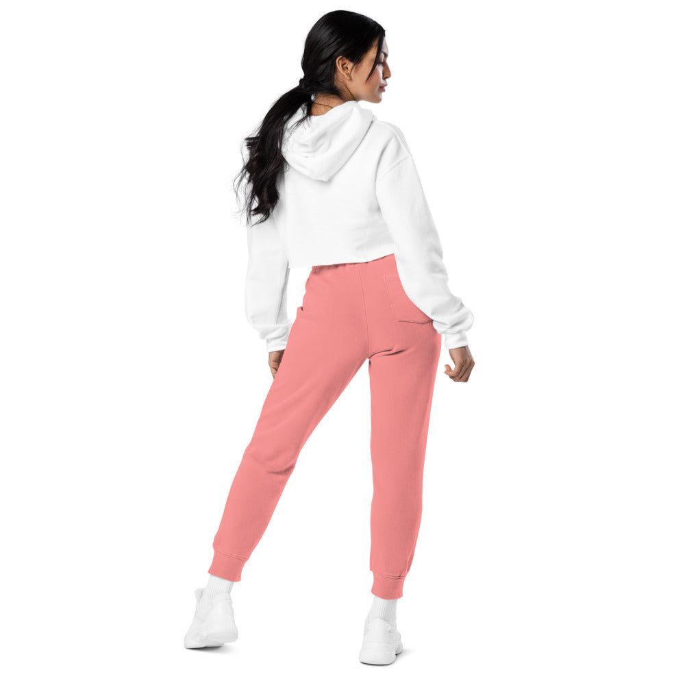 Habeshawwi Peace & Love Unisex pigment dyed sweatpants