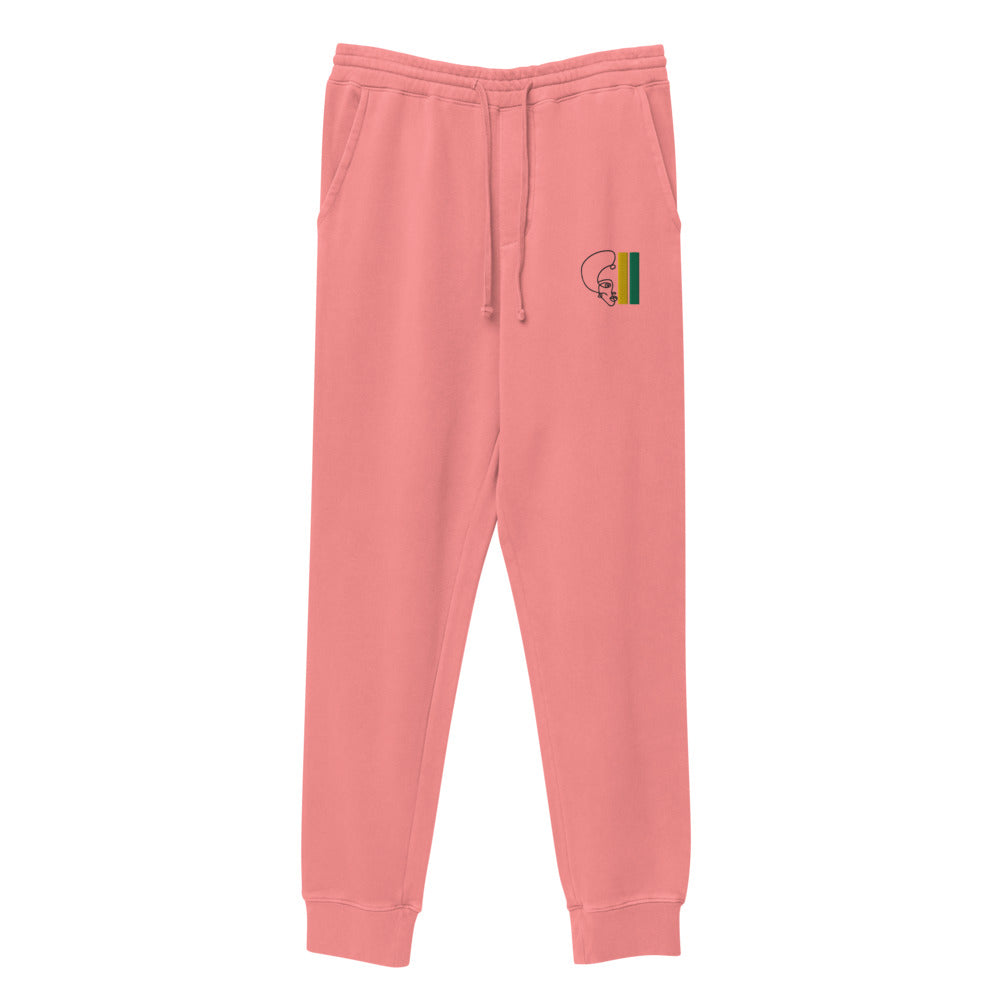 Habeshawwi Peace & Love Unisex pigment dyed sweatpants
