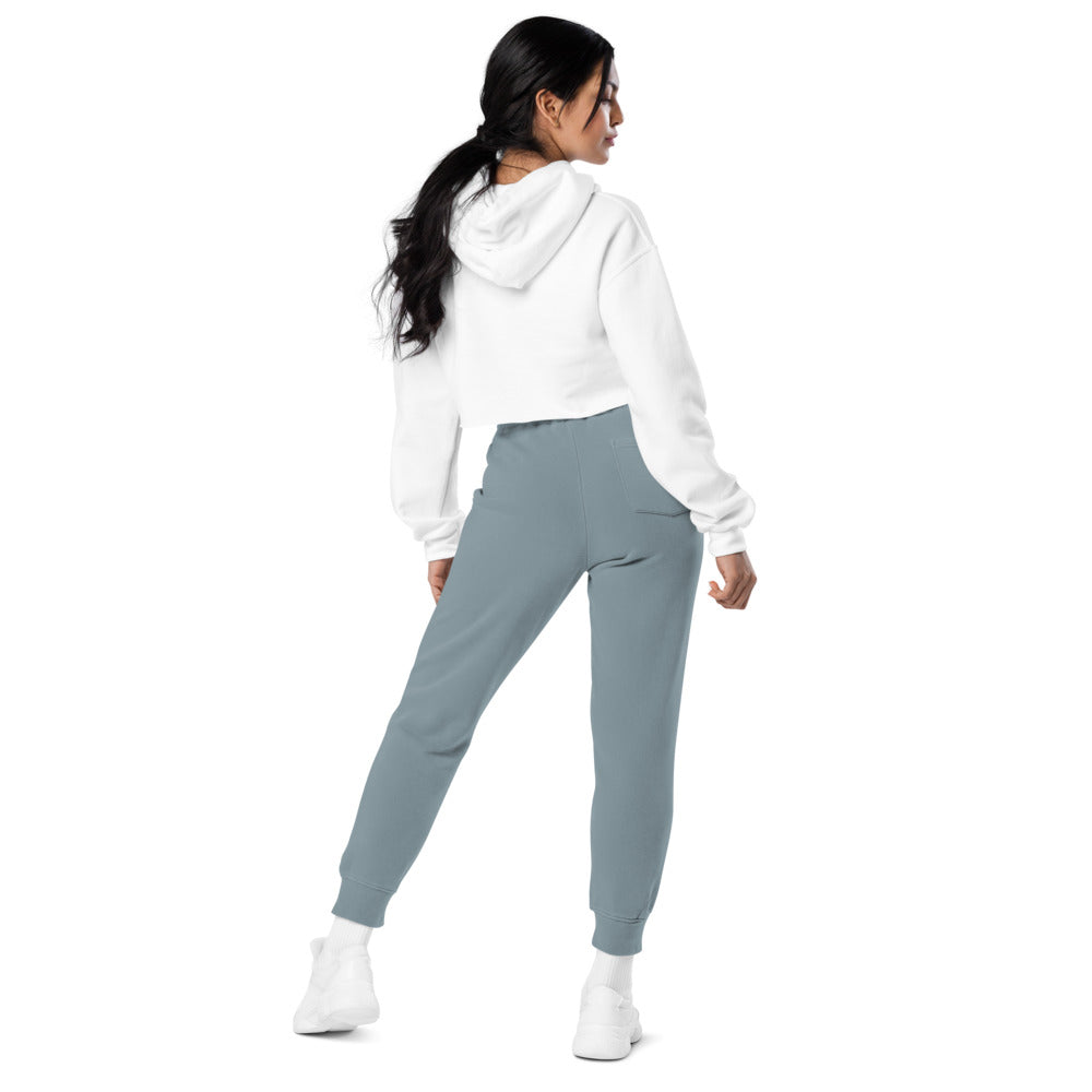 Habeshawwi Peace & Love Unisex pigment dyed sweatpants