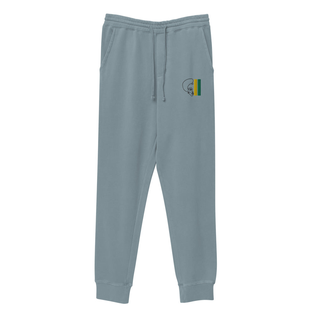 Habeshawwi Peace & Love Unisex pigment dyed sweatpants