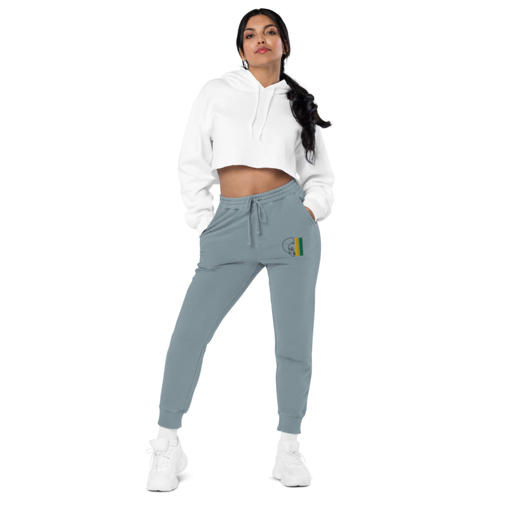 Habeshawwi Peace & Love Unisex pigment dyed sweatpants