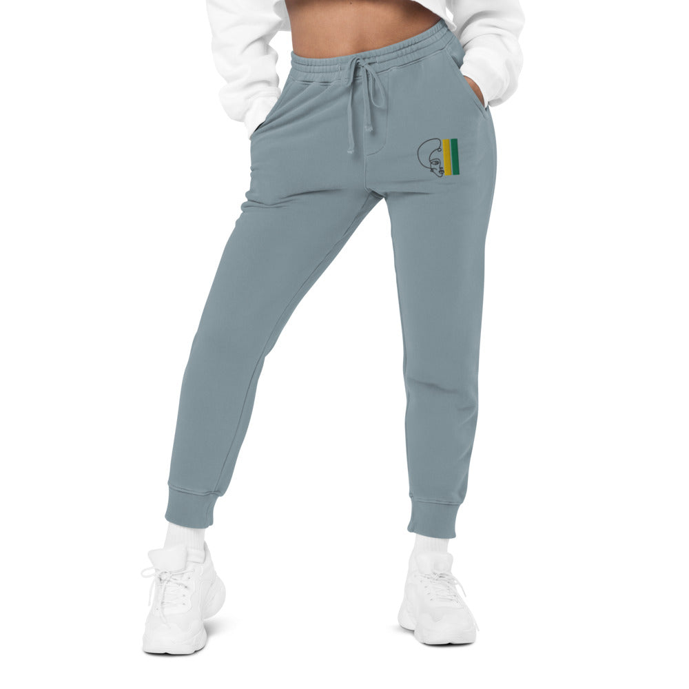Habeshawwi Peace & Love Unisex pigment dyed sweatpants