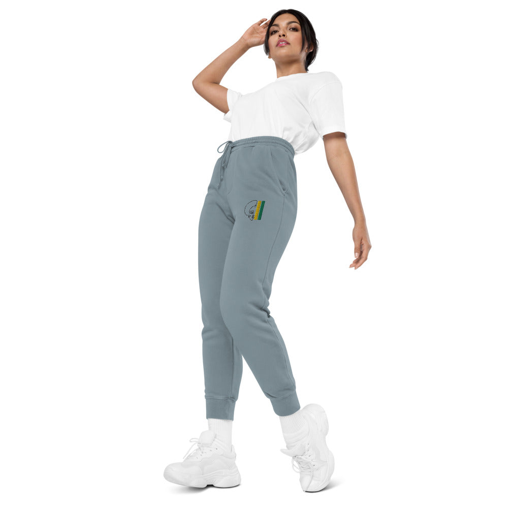 Habeshawwi Peace & Love Unisex pigment dyed sweatpants