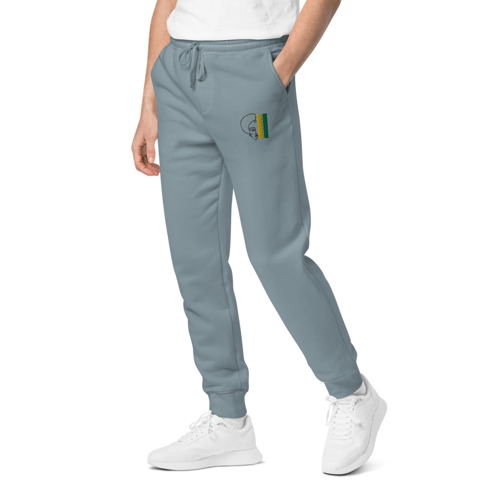 Habeshawwi Peace & Love Unisex pigment dyed sweatpants