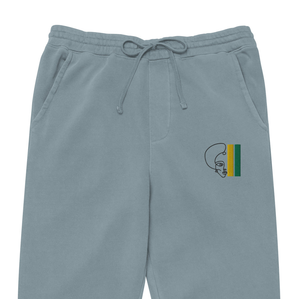Habeshawwi Peace & Love Unisex pigment dyed sweatpants