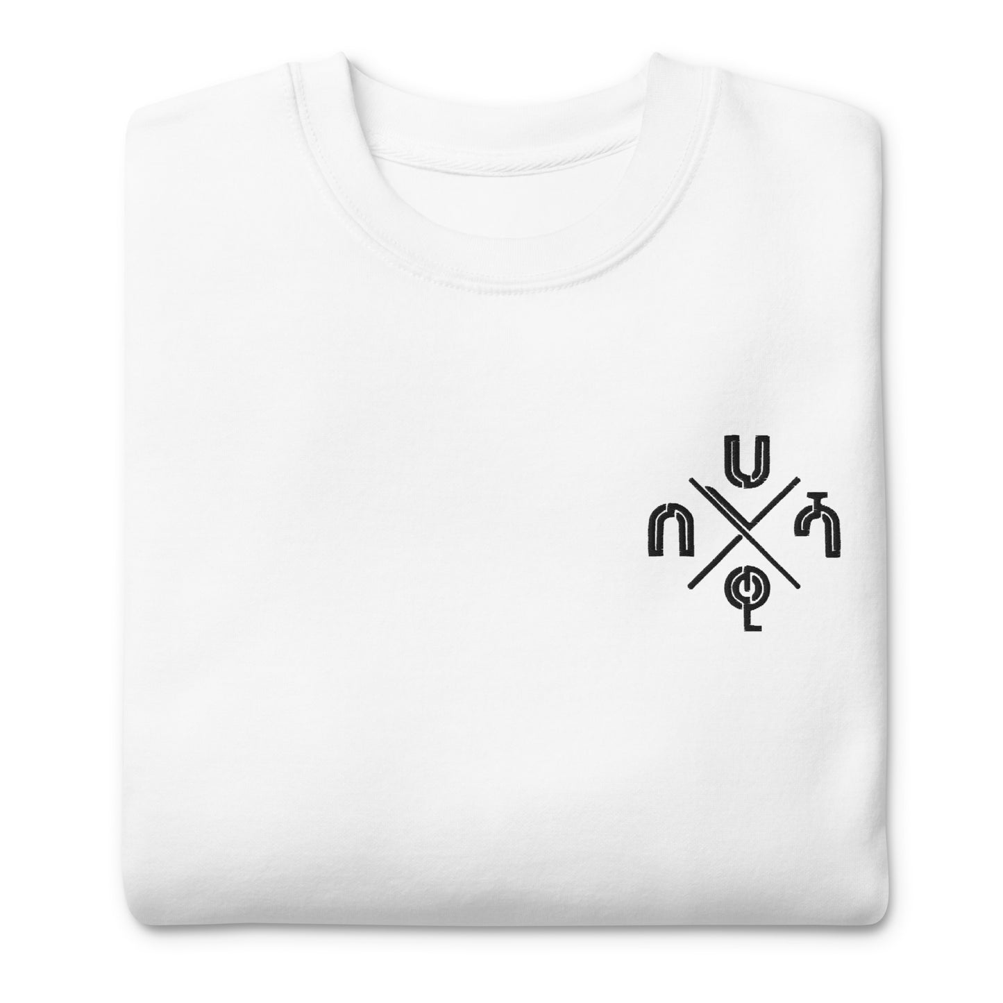 Face Of Habeshawwi Unisex Light Color Sweatshirt