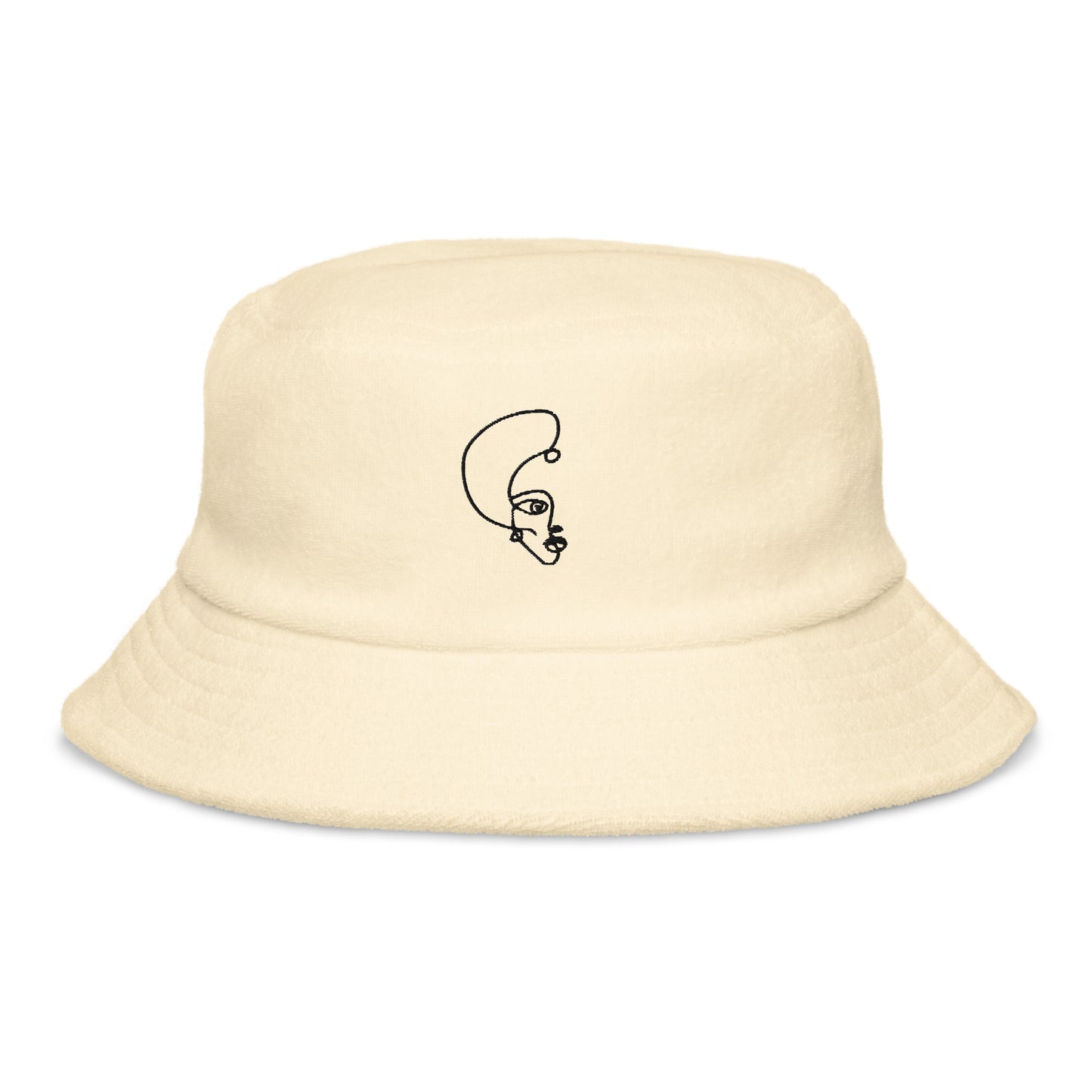 Habeshawwi Unstructured Terry Cloth Bucket Hat