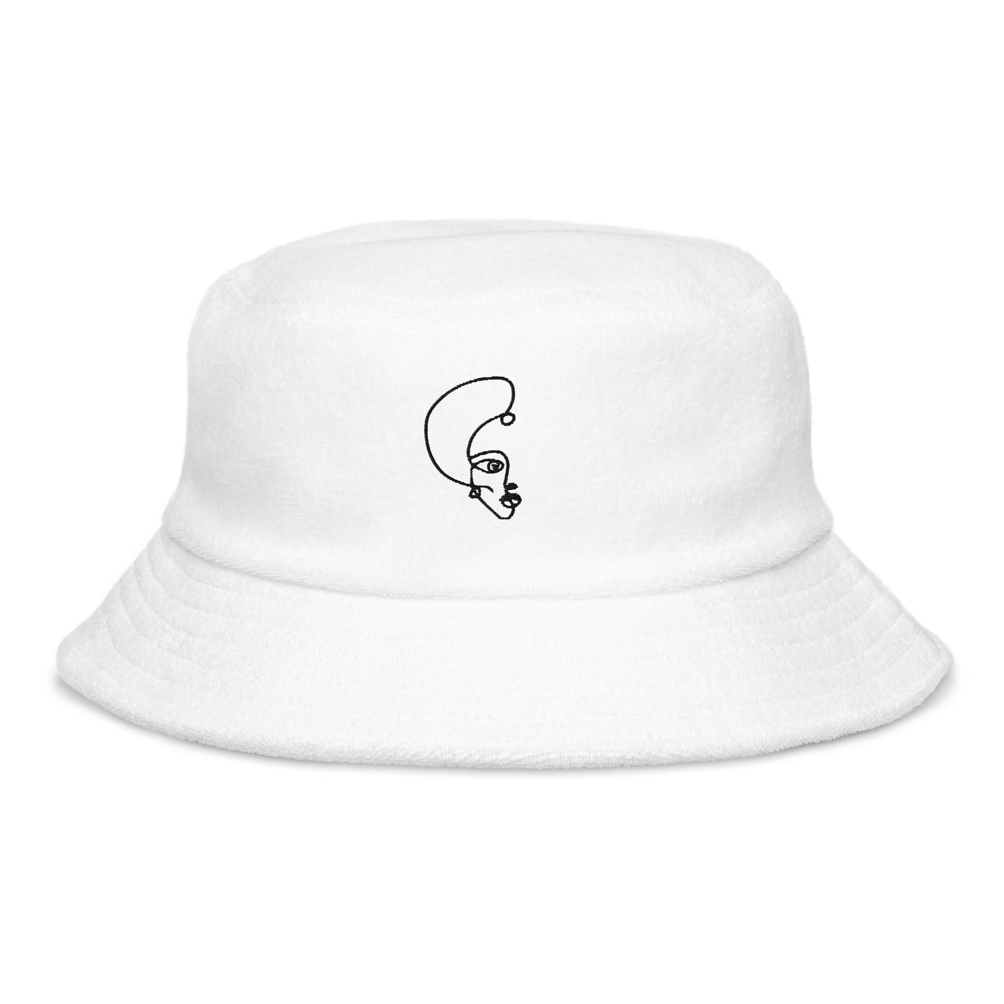 Habeshawwi Unstructured Terry Cloth Bucket Hat