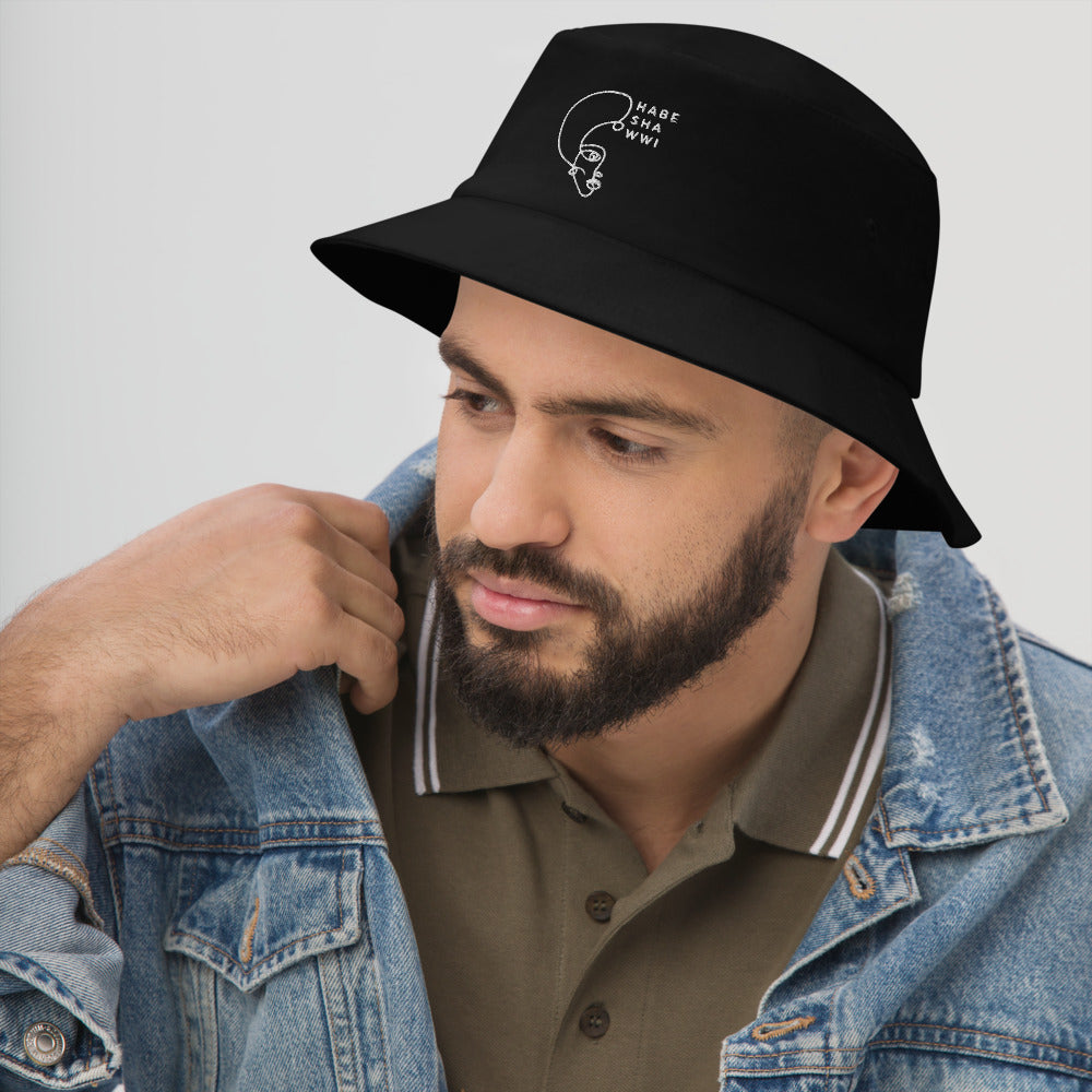 Face of Habeshawwi Bucket Hat | Habeshawi Streetwear | Habeshawwi