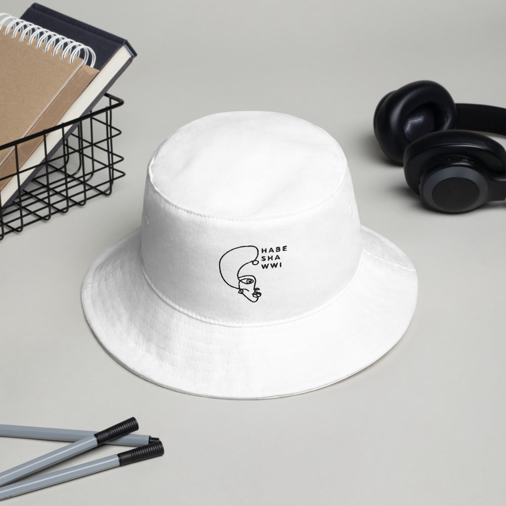 Face of Habeshawwi Bucket Hat | Habeshawi Streetwear | Habeshawwi