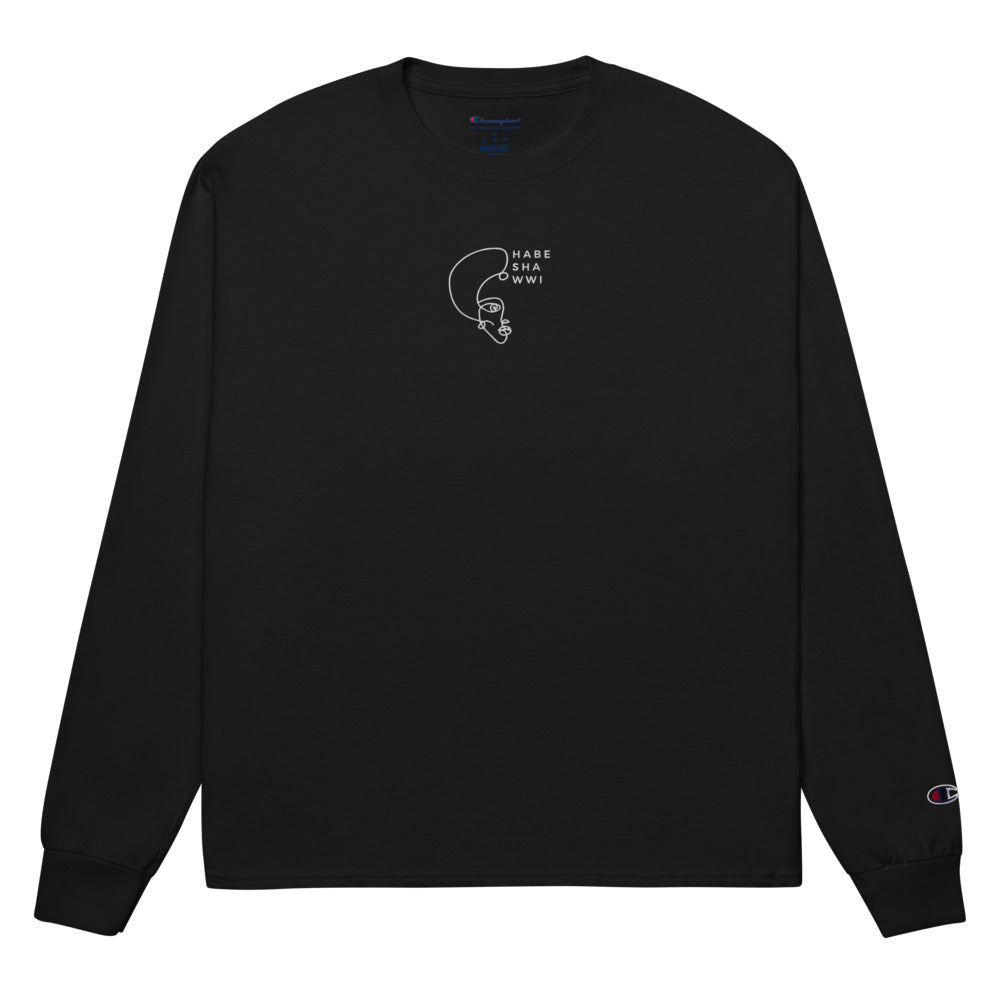 Habeshawwi + Champion Long Sleeve Shirt | Habeshawi Streetwear