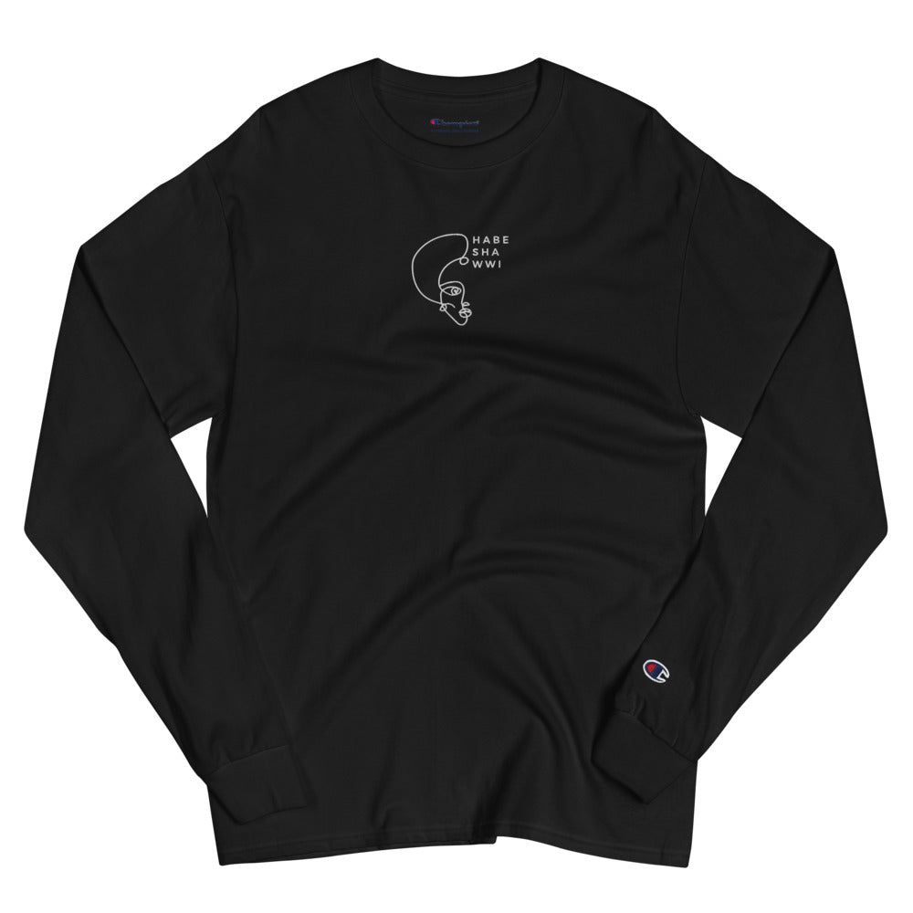 Habeshawwi + Champion Long Sleeve Shirt | Habeshawi Streetwear