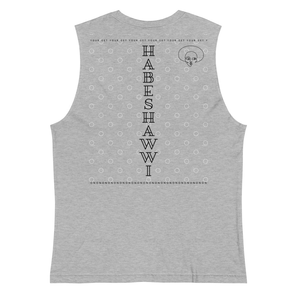 Habeshawwi Menu Muscle Shirt | Habesha Sweats | Habeshawwi