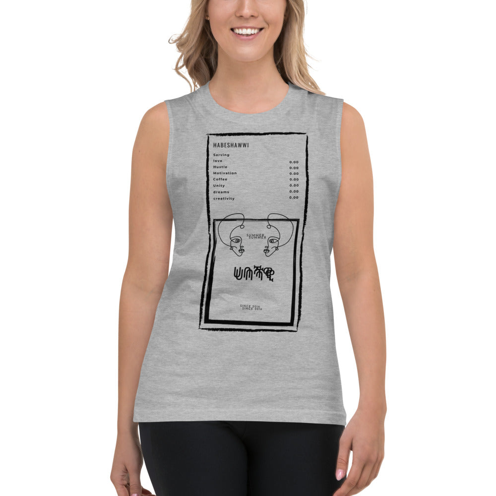 Habeshawwi Menu Muscle Shirt | Habesha Sweats | Habeshawwi