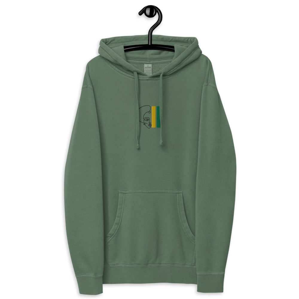 Habeshawwi Peace & Love Unisex Pigment Dyed Hoodie | Habeshawwi