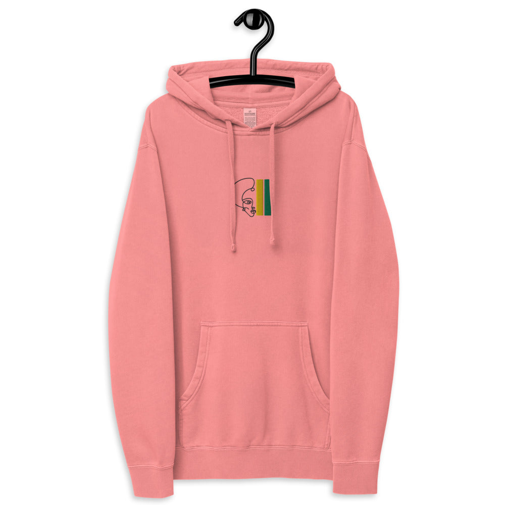 Habeshawwi Peace & Love Unisex Pigment Dyed Hoodie | Habeshawwi