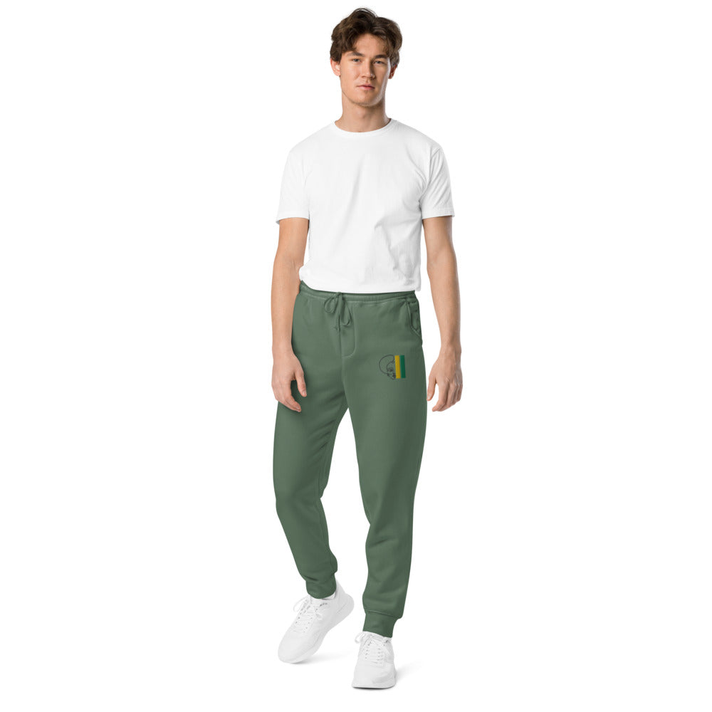 Habeshawwi Peace & Love Unisex pigment dyed sweatpants
