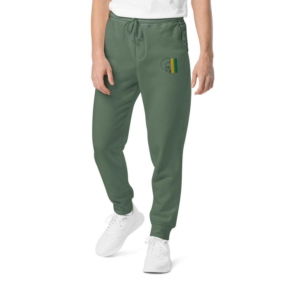 Habeshawwi Peace & Love Unisex pigment dyed sweatpants