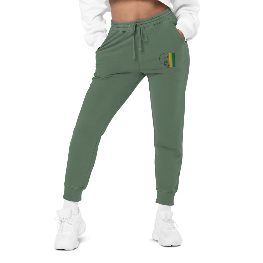 Habeshawwi Peace & Love Unisex pigment dyed sweatpants