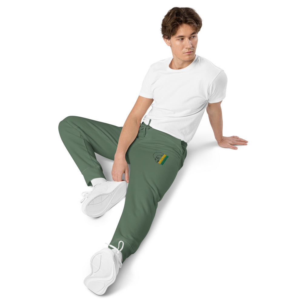 Habeshawwi Peace & Love Unisex pigment dyed sweatpants