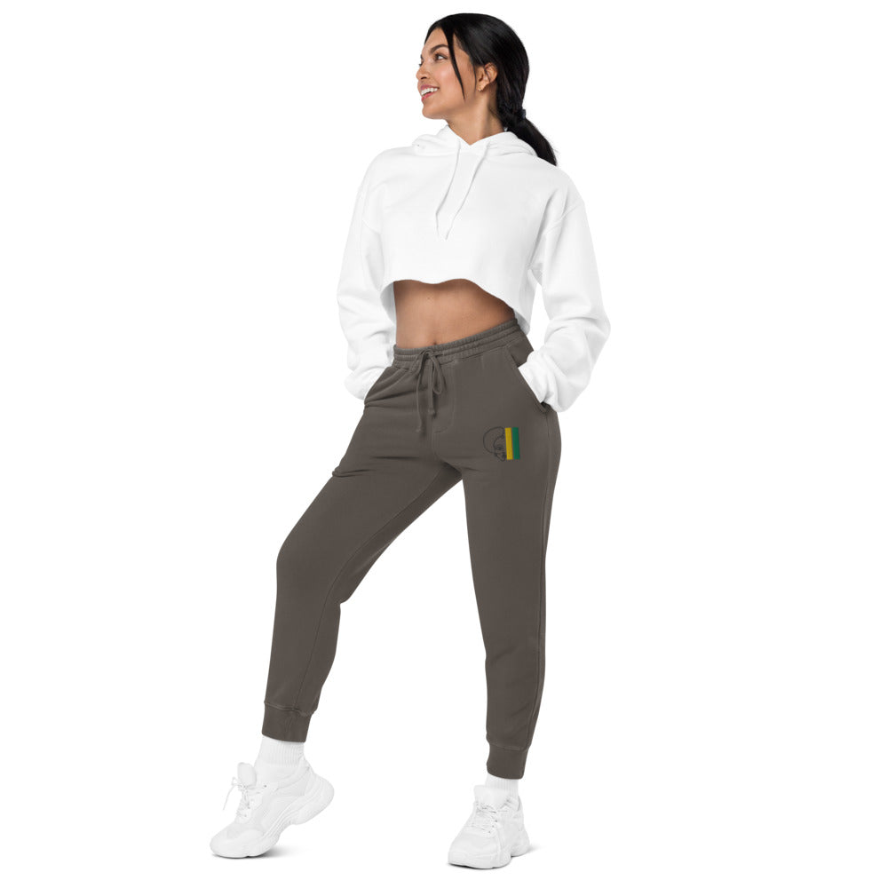 Habeshawwi Peace & Love Unisex pigment dyed sweatpants