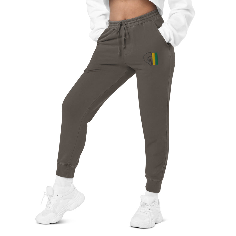 Habeshawwi Peace & Love Unisex pigment dyed sweatpants