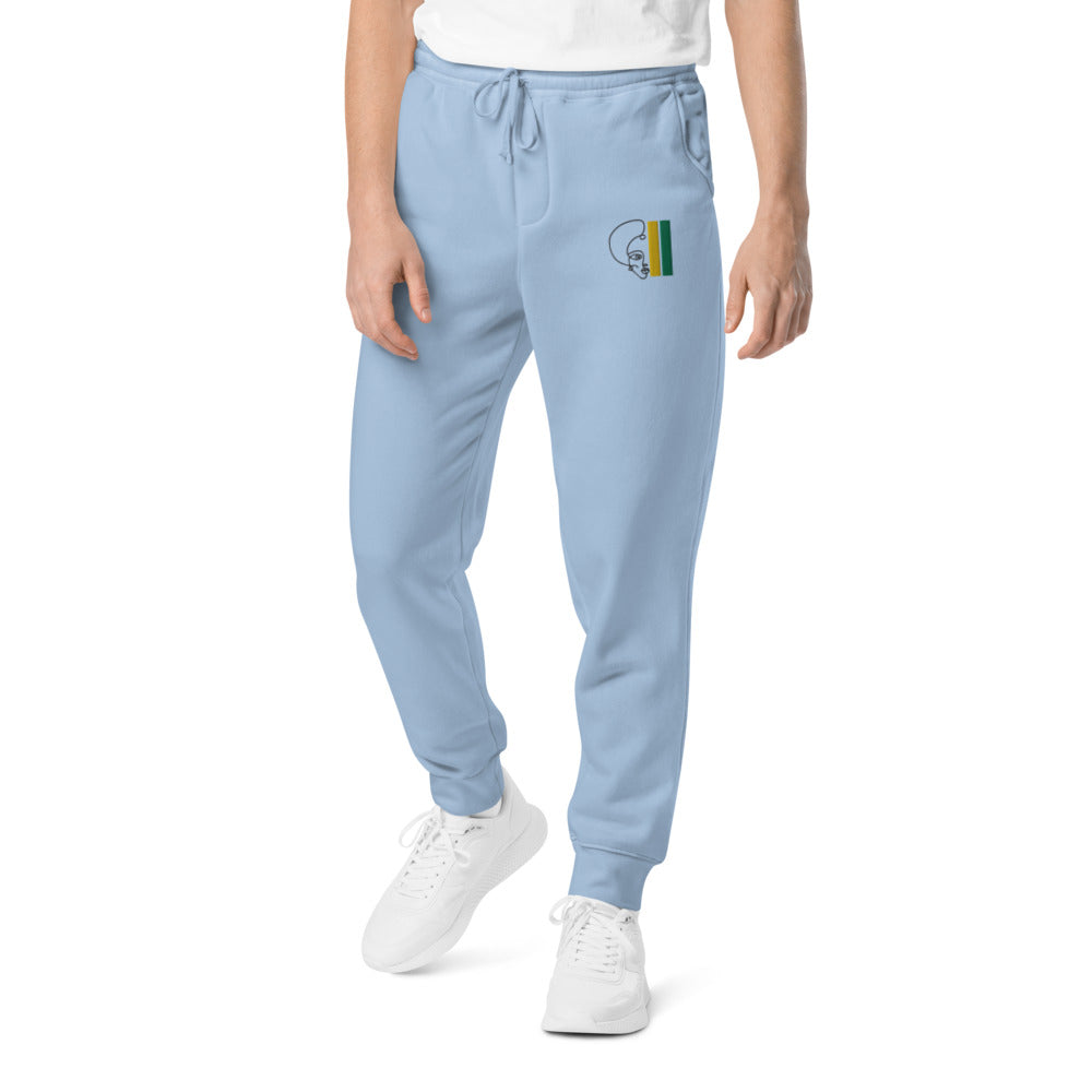 Habeshawwi Peace & Love Unisex pigment dyed sweatpants