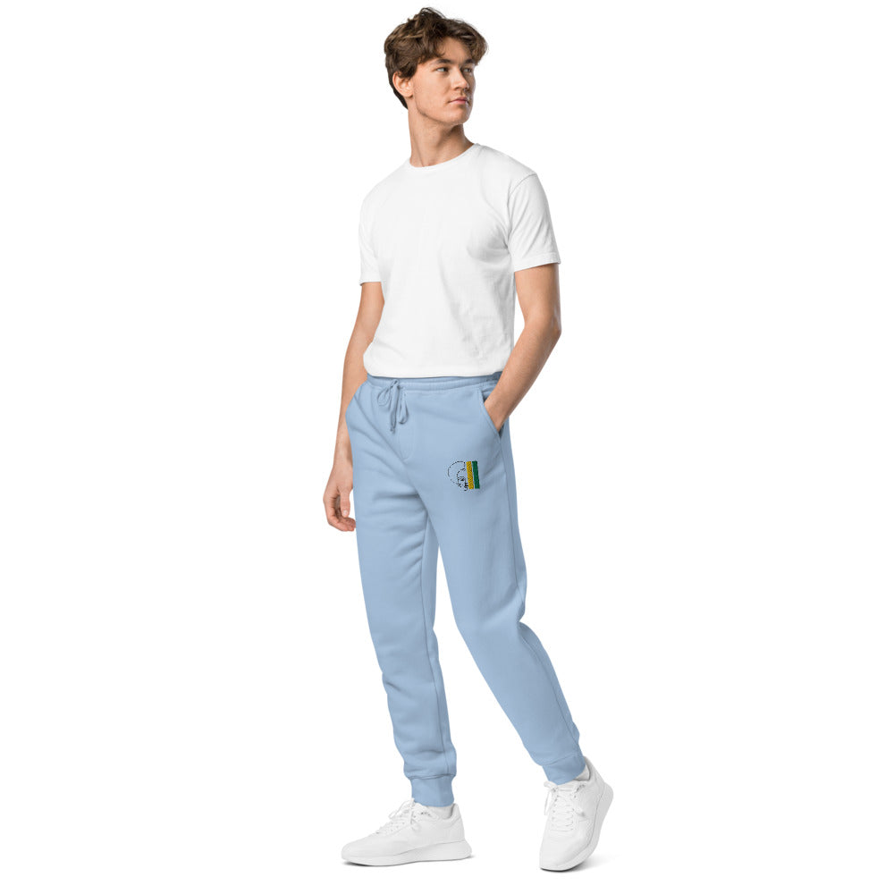 Habeshawwi Peace & Love Unisex pigment dyed sweatpants