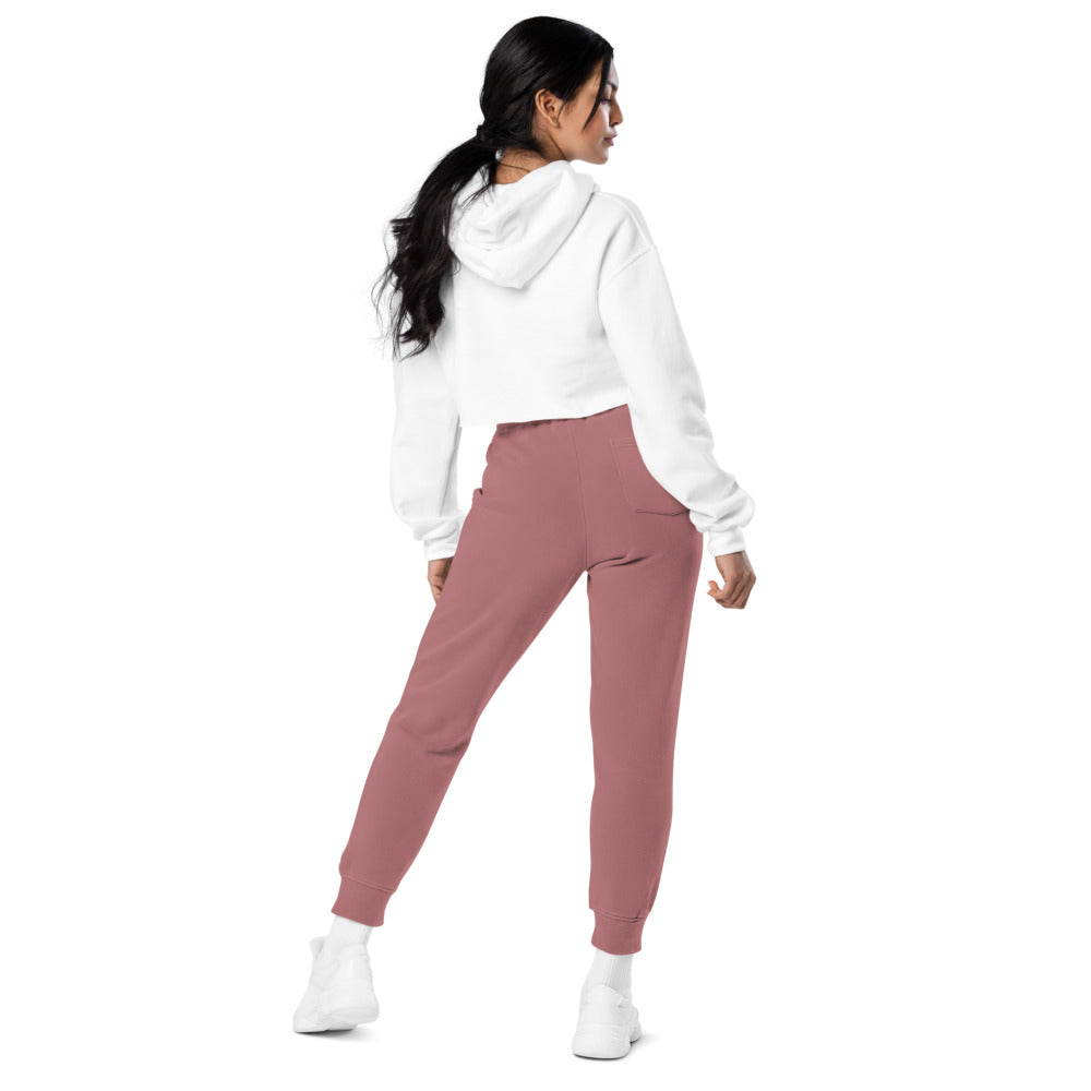 Habeshawwi Peace & Love Unisex pigment dyed sweatpants