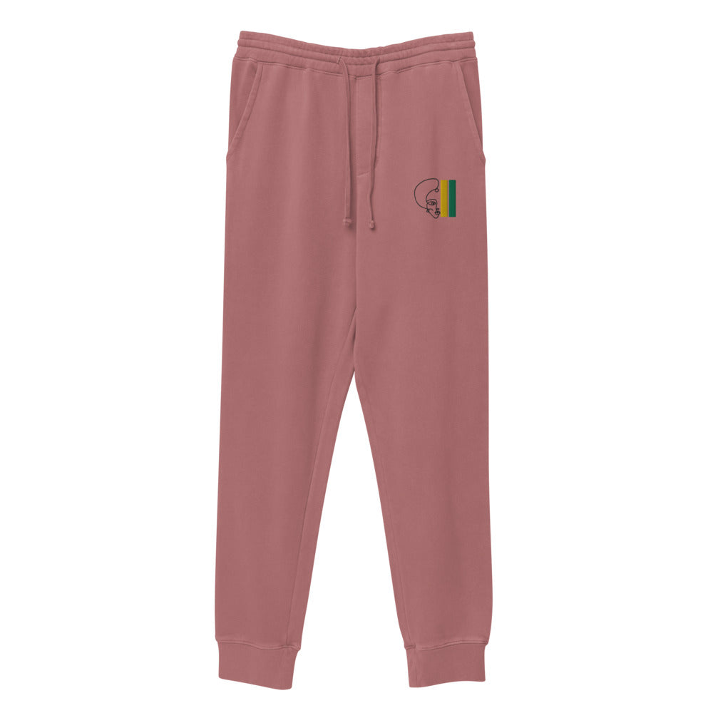 Habeshawwi Peace & Love Unisex pigment dyed sweatpants